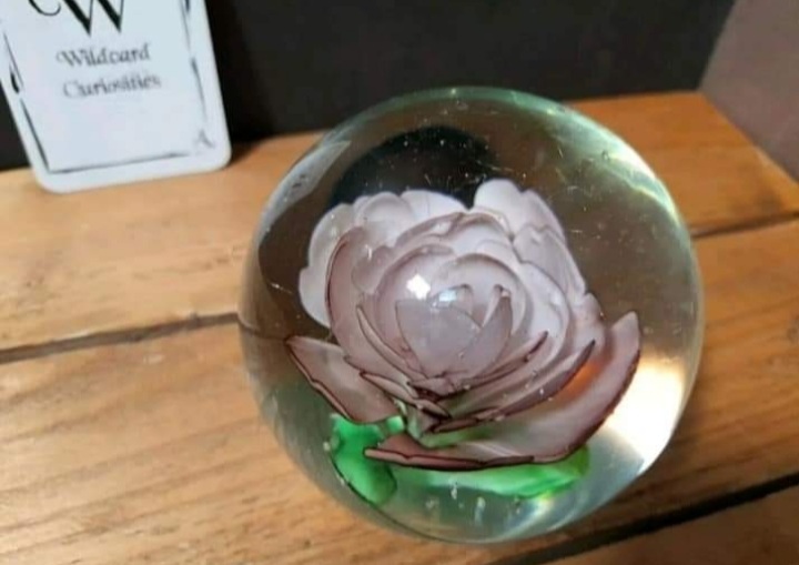 Flower Paperweight 